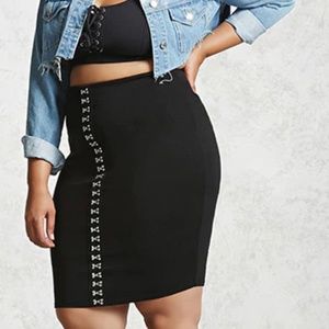 Hooked Pencil Skirt